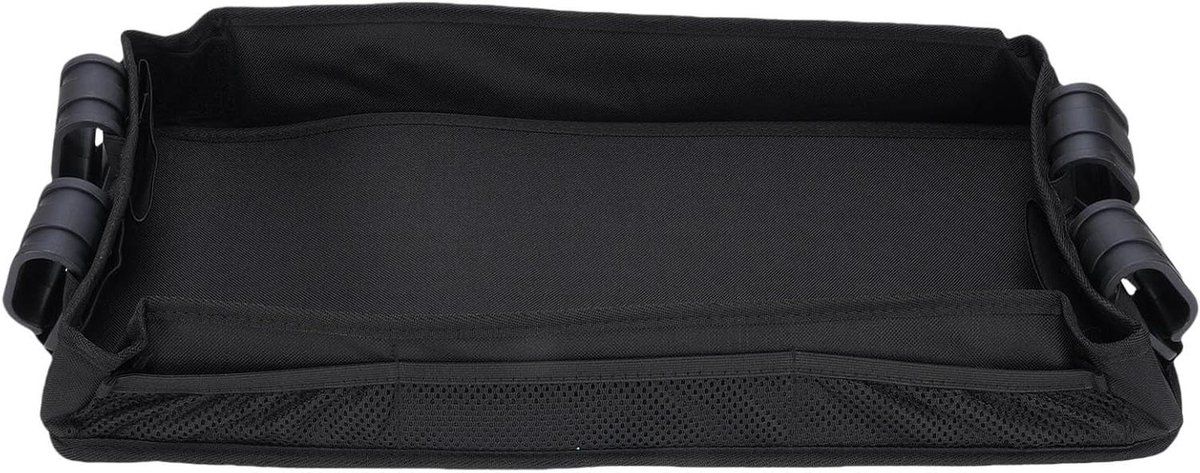 Baby Stroller Tray - Kinderwagen Tafel - Onderweg Eten - Innovatief Ontwerp - 53 x 24 cm - Zwart
