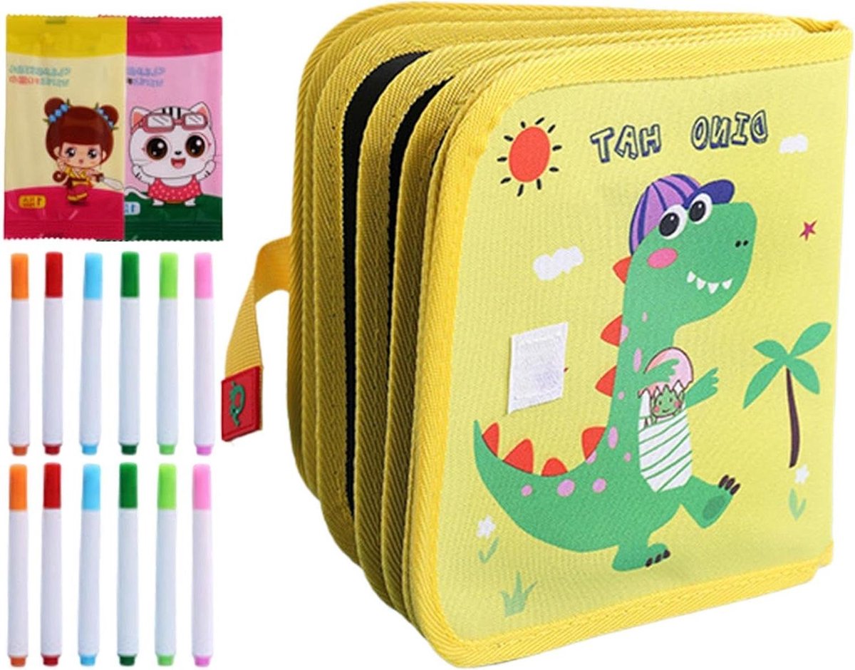 Herbruikbaar Krabbelboek - Draagbaar Tekentablet - Creatief Leren - Stevig PVC Ontwerp - 14 Pagina's - Niet gespecificeerd
