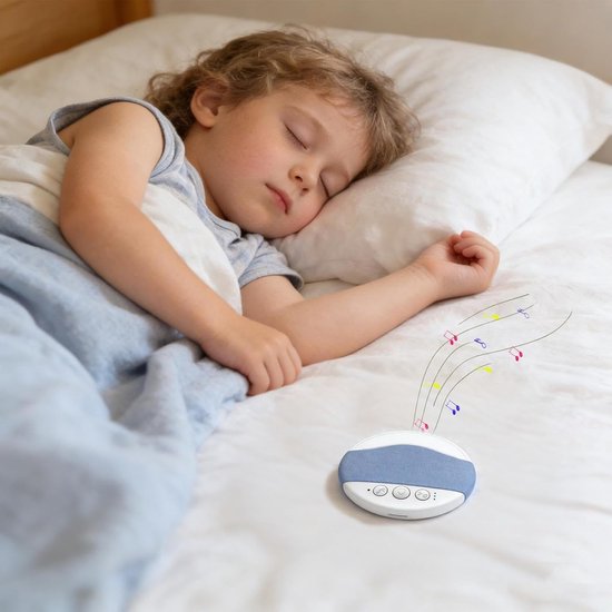 Coussin Haut-parleur - Sonore Oreiller - Ontspannend Slapen - Ergonomisch Ontwerp - 98 cm - Wit — afbeelding 2