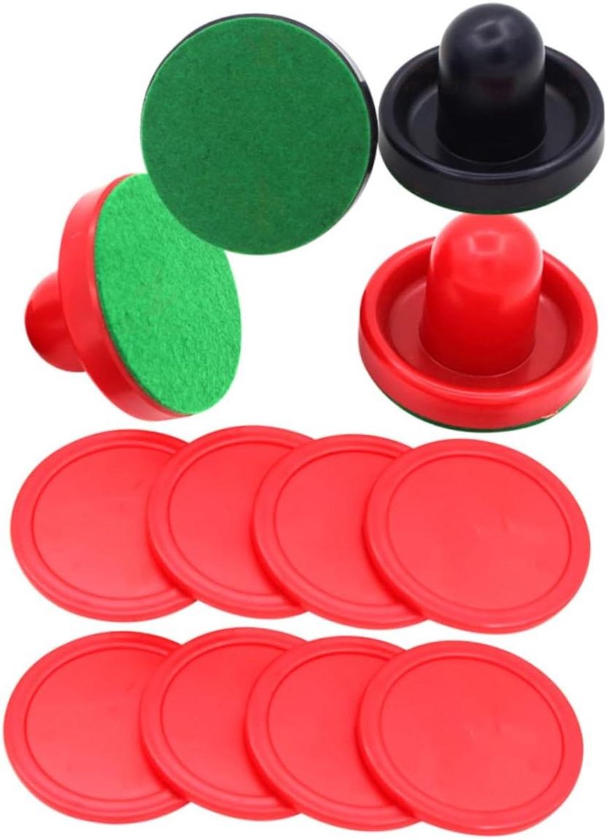 Airhockey Set - Bal Kop Vervanging - Spel Onderdelen - Hars Materiaal - 1 Set - Rood