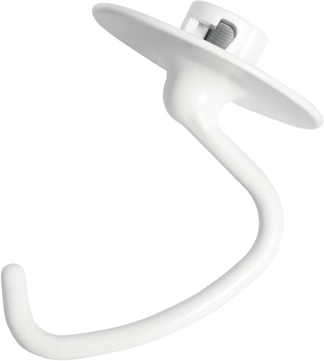 Deeghaak Accessoire Mixer Onderdeel Deeg Kneden Duurzaam Aluminium 4.5-5 Liter Wit