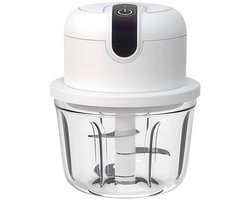 Elektrische uienhakker van 350 ml, draadloos USB-ontwerp, kleine uienhakker, kan ook gebruikt worden om knoflook en vlees te hakken, perfect voor het hakken van uien, knoflook en vlees.