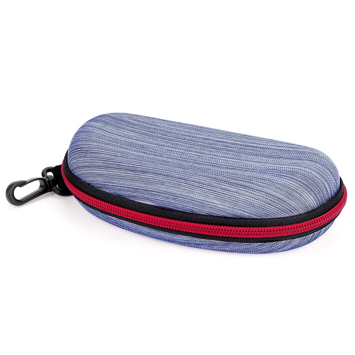 Dailygoods - Dailygoody - Oversized Zonnebrillenhoes - Grote Brillenhoes - Ideaal voor Reis - Blauw - Bescherming voor Zonnebrillen - Compatibel met Diverse Modell