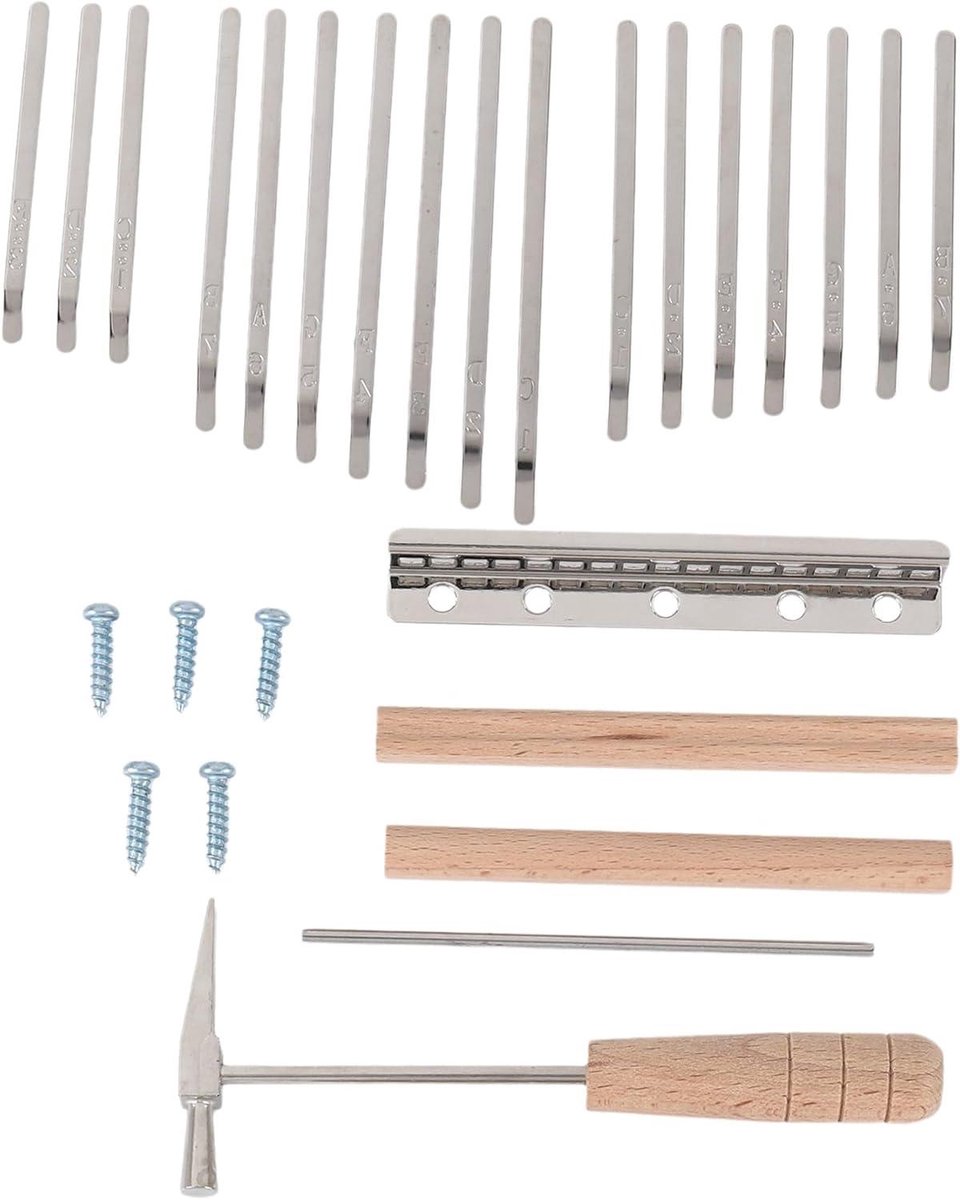 Kalimba Onderdelen - Duim Piano Set - Muziek Maken - Zelf Assembleren - 15 x 7 x 3 cm