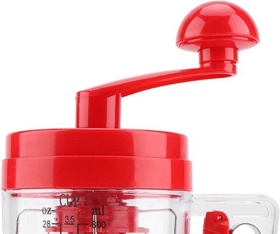 Beslag Mixer - Dispenser Blender - Bakken Maken - Handmatige Controle - 23 cm Diep - Wit — afbeelding 4