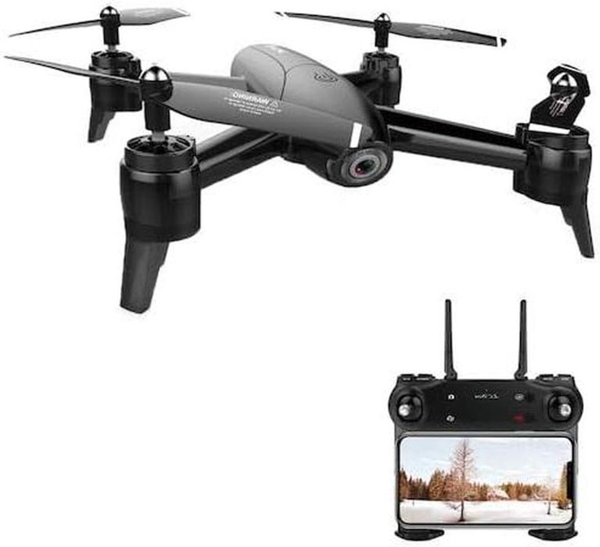RC Drone - Vliegend Speelgoed - Vliegplezier Buiten - HD Camera - 720p - Zwart