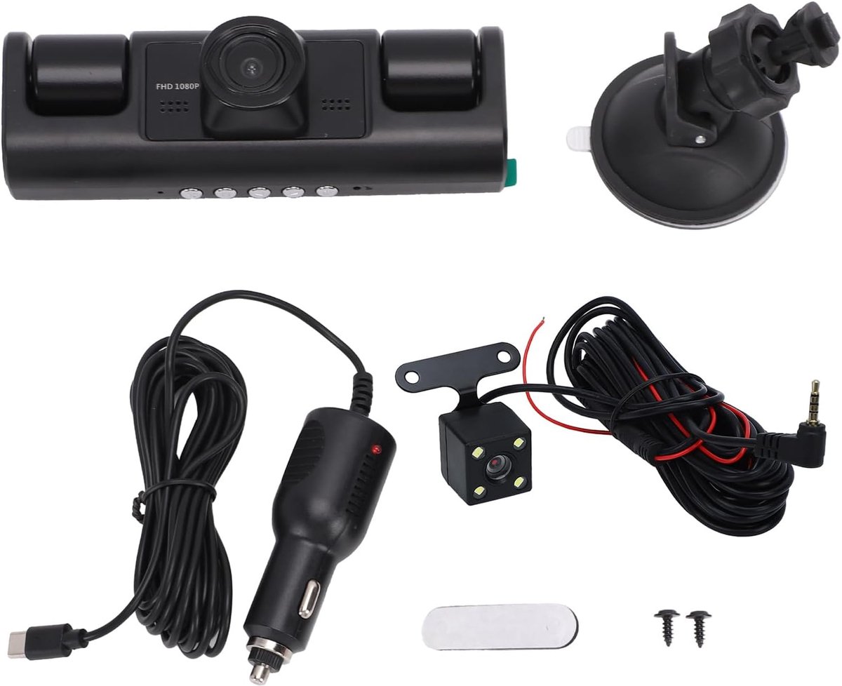Auto Dashcam - 4 Kanaals Camera - Veilig Rijden - 360 Graden Zicht - 64 GB Ondersteuning - Zwart – foto 6