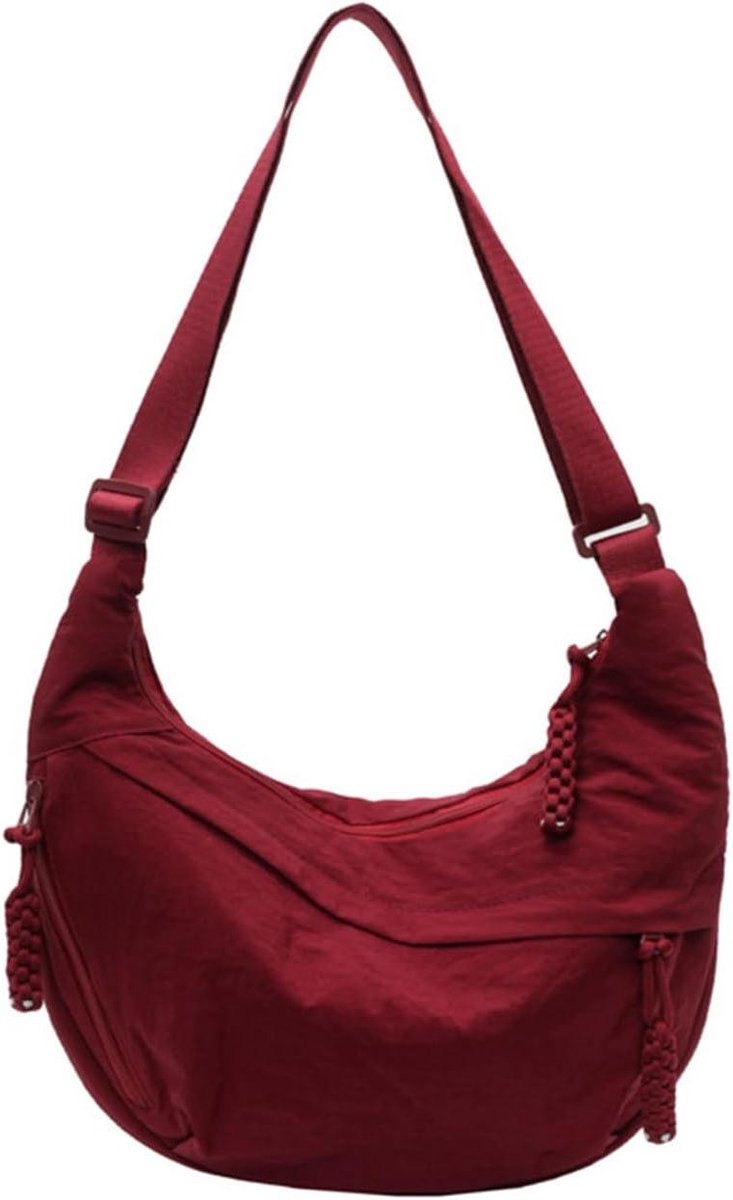 Crossbody tas - Dames schoudertas - Dagelijks gebruik - Waterafstotend nylon - 34 cm breed - N.v.t.