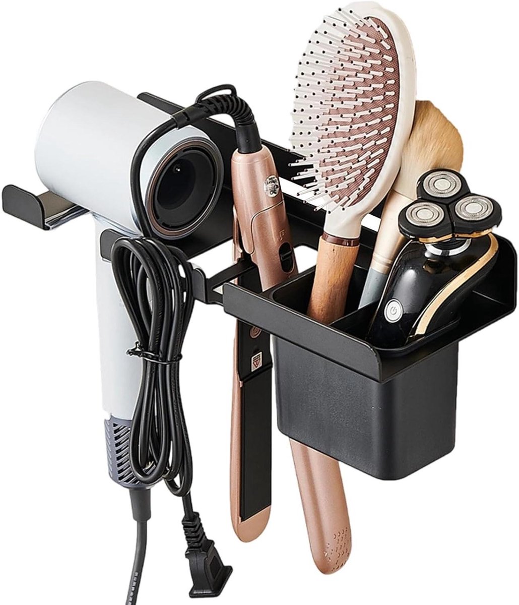 Haarstyling Organizer - Styling Station - Bureau Opruimen - Anti-slip Ontwerp - 30x11 cm - Zwart