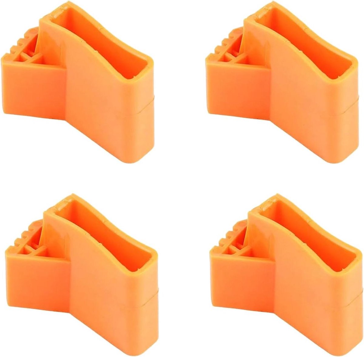 Ladder Voet Pads - Stabilisator Rubber - Veilig Werken - Vloer Beschermend - 4 Stuks - Oranje