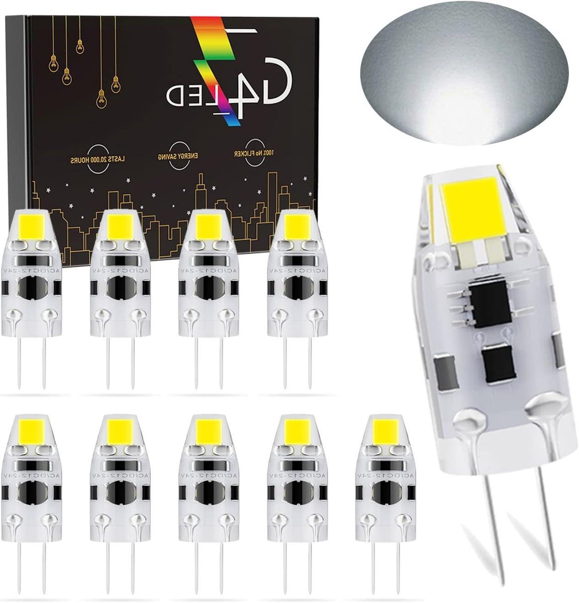 LED Lampen - Pin Lampen - Huis Verlichten - Energiezuinig - G4 Fitting - Koel Wit
