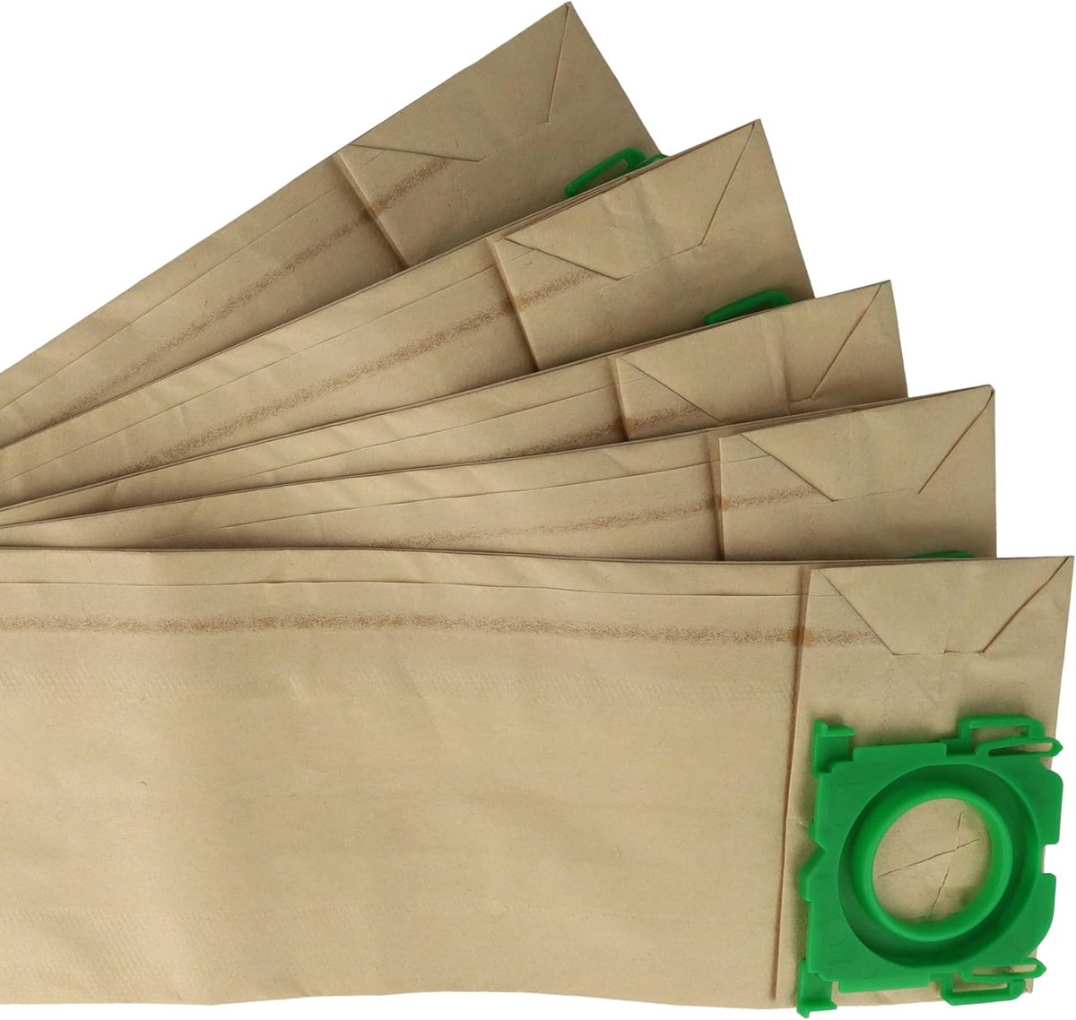 Stofzuigerzakken - Papieren zakken - Stofzuigen - Dubbellaags - 5 stuks - Bruin