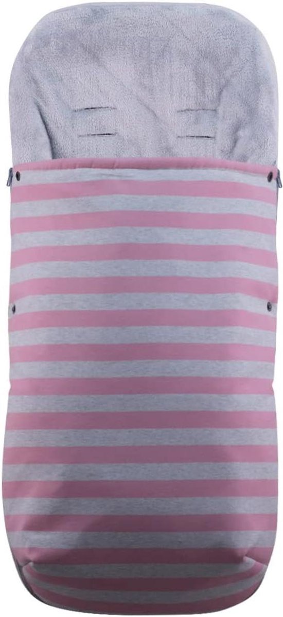 Voetenzak Kinderwagen - Wandelwagen Accessoire - Comfortabel Reizen - Waterafstotende Buitenkant - 43 x 98 cm - Roze