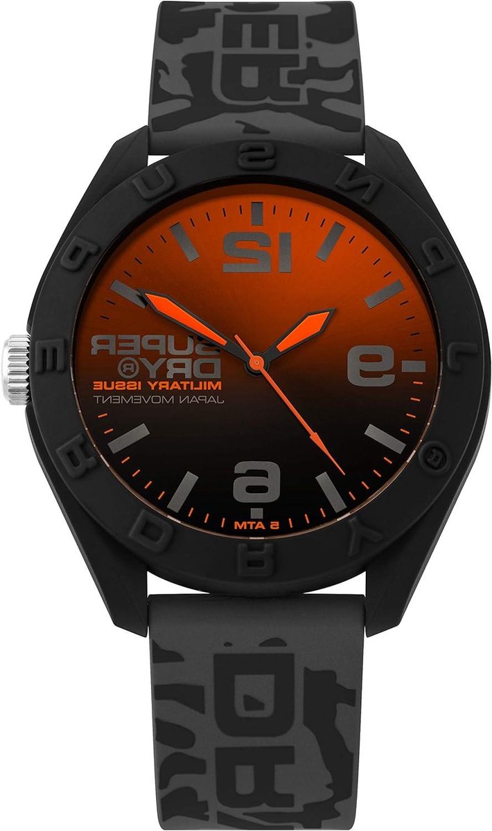 Heren Horloge - Analoge Tijdwaarnemer - Dagelijks Gebruik - Siliconen Band - 43 mm Kast - Grijs