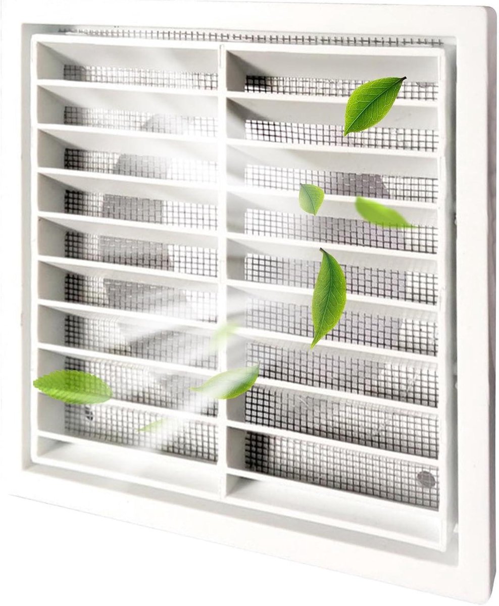 Ventilatierooster Afdekking - Lamellen Grill - Luchtstroom Verbeteren - Verwijderbare Kern