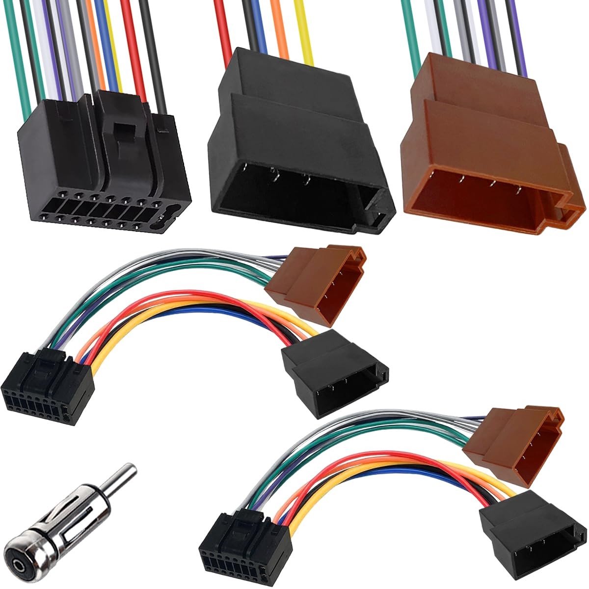 Innovra - Dailygoods - Dailygoody - ISO Connector - 16 Pin - Voor Auto Radio - Stereo Wiring Harness - Eenvoudige installatie - Betrouwbare verbinding - Geschikt voor divers..