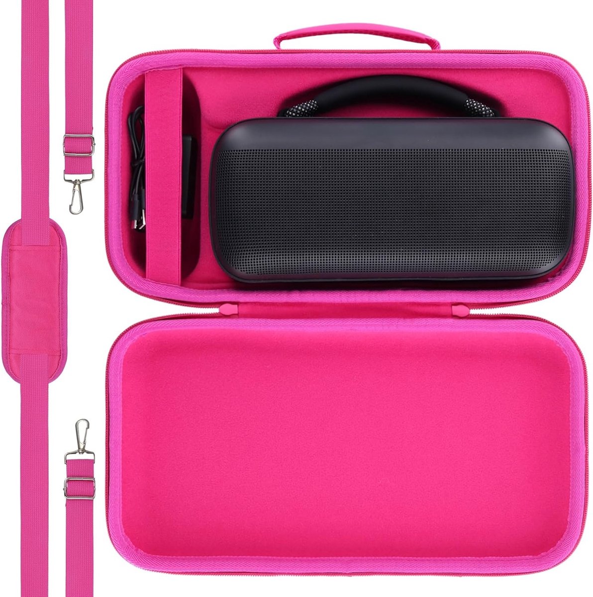 Duurzame Hard Travel Case voor Bluetooth Portable Speaker - Bescherming en Mobiliteit voor Jouw Geluidsapparaat