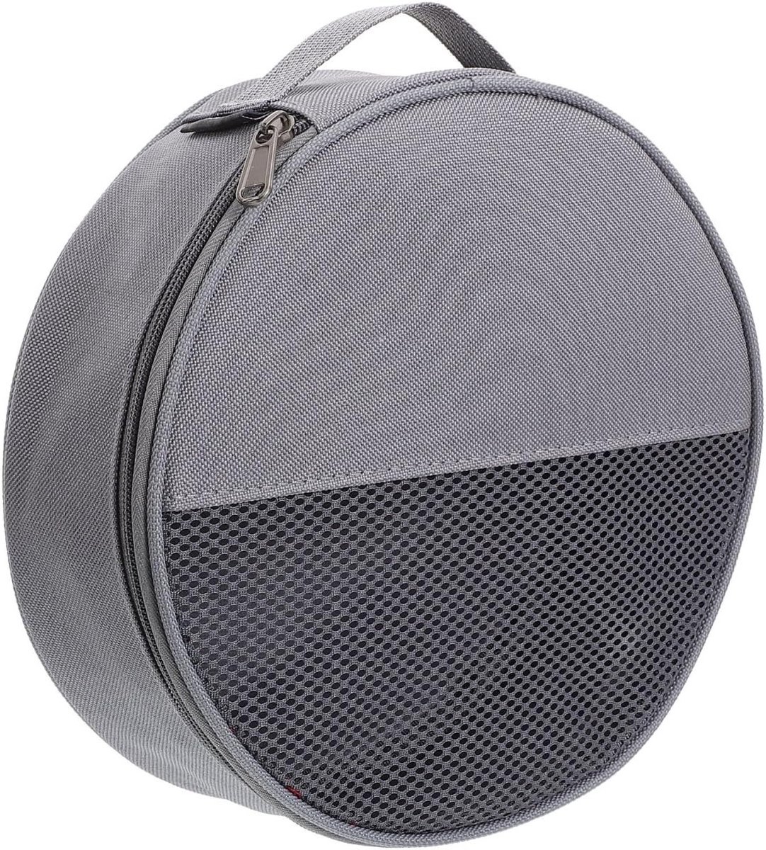 Camping Tool Bag 56x56x6cm met Mesh Indeling en Rits voor Buitenshuis, Picknick en Keukenaccessoires Opslag
