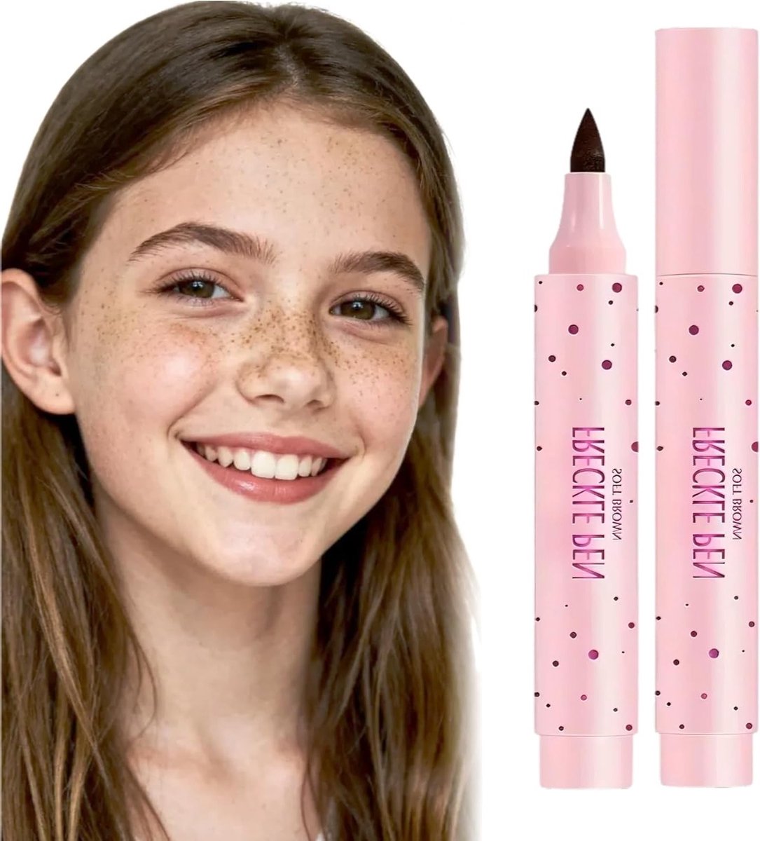 Waterproof Neppenkers voor Zomerse Freckles - Langdurige en Natuurlijke Look, Eenvoudig in Gebruik, Ideaal voor Zomerse Make-up