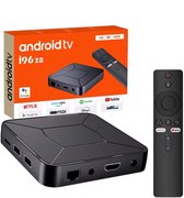 Android TV Box | Android Streaming Box | 4K Ultra HD | 1080 HD | Inclusief Wifi en Bluetooth | Inclusief Google Assistant, Netflix en Spraakbediening | TV Box | Streaming Box | Media Streamer