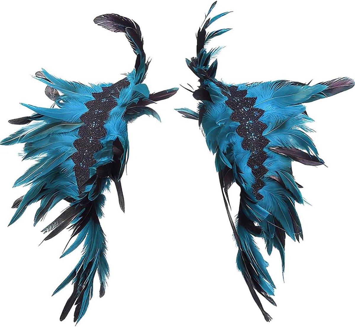 Gothic Veren Schoudercape met Kraag, Ideaal voor Halloween, Carnavalskostuum en Cosplay Accessoire
