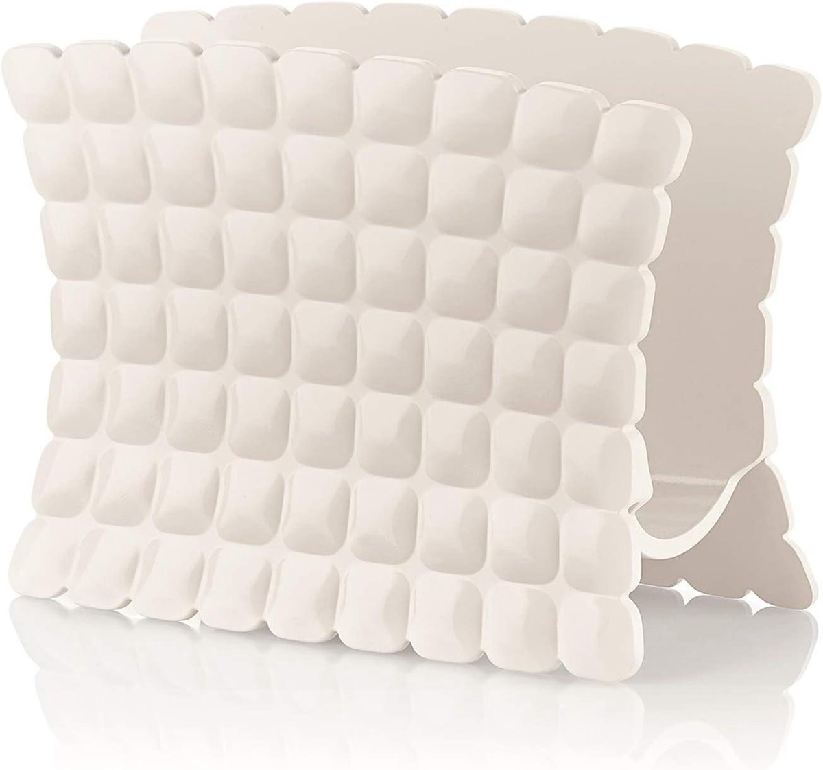 Servethouder - Tafelhouder - Elegante Tafel - Attractief Vormgegeven - 15x8x11cm - Melkwit