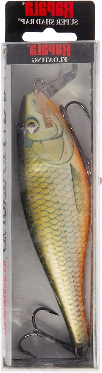 Shad Rap Kunstaas - Drijvend Lokaas - Vissen Vangen - Handgemaakt Getest - 14cm - Shiner Redfin