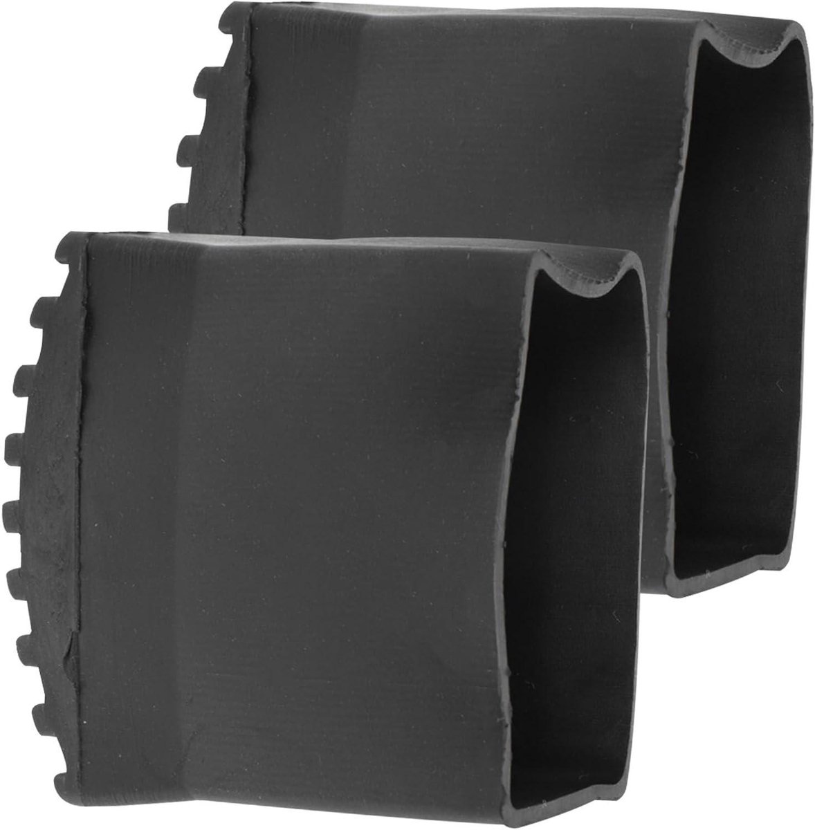 Ladder Voetbeschermers - Antislip Steun - Vloer Beschermen - Rubber Materiaal - 6.3 x 6.3 cm - Zwart