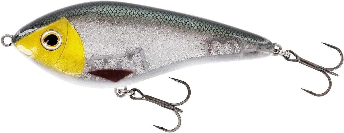 Kunstaas - Zinkend lokaas - Roofvissen - Doorlopende draad - 10cm 34g - 3D Hoofdlamp