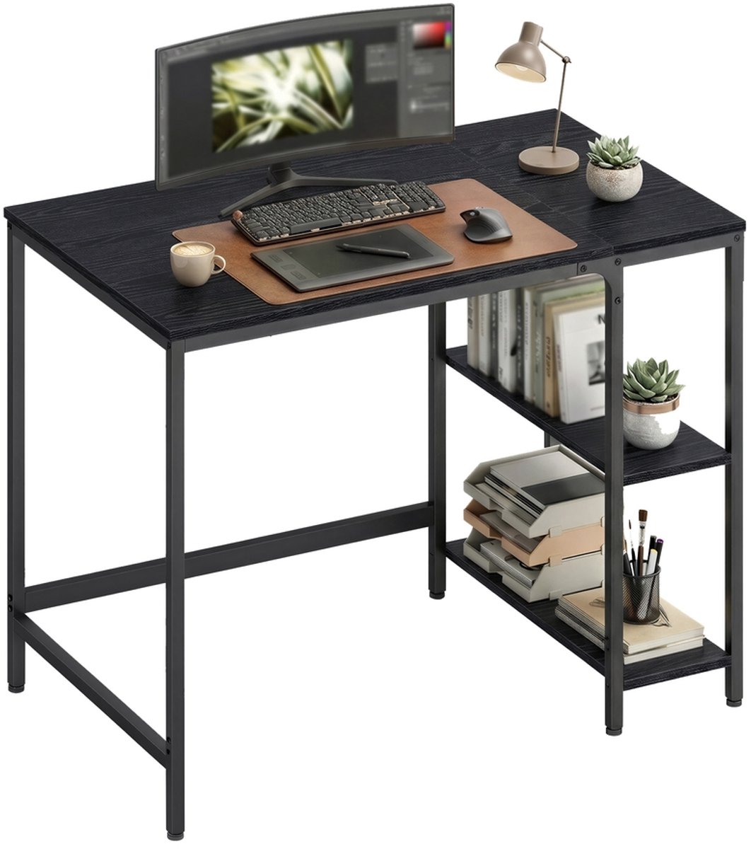 VASAGLE - Bureau - Computertafel - Modern Design - Voor Werkkamer Slaapkamer Woonkamer