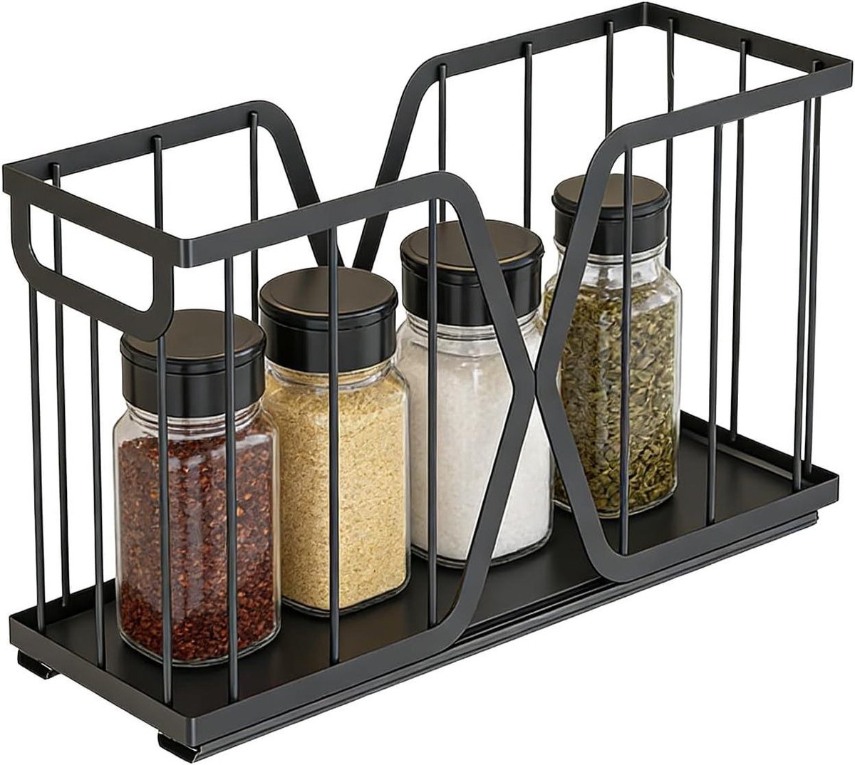 Gootsteen Organizer - Lade Systeem - Keuken Opbergen - Uitschuifbare Laden - 43x27x16 cm - Zwart