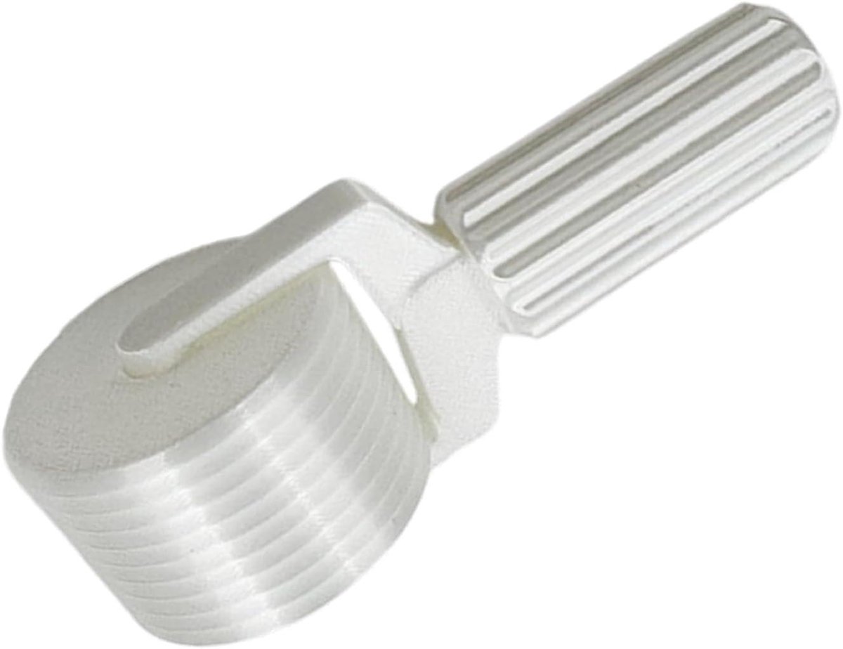Gem Art Roller - Strass Tool - Kralen Plakken - Gegroefde structuur - 10.5 cm - Wit