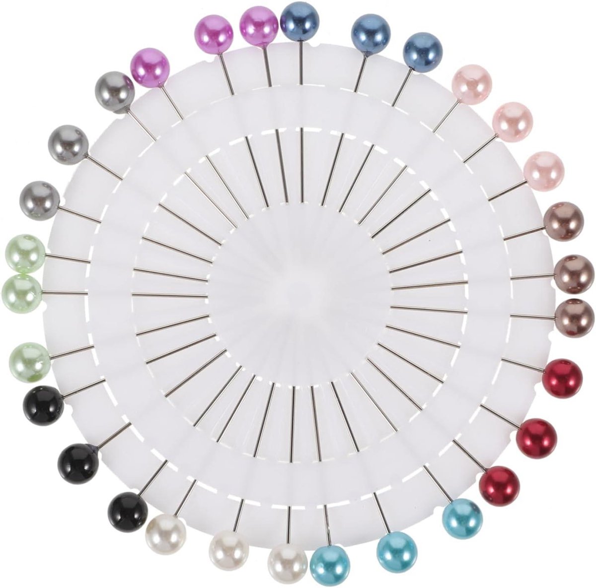 Sjaal Spelden - Parels Versiering - Kleding Versieren - Veelkleurig Set - 60 Stuks - Multicolor