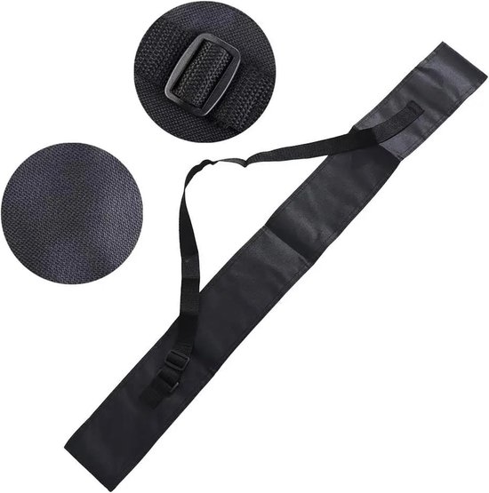 Biljartkeu Tas - Keuhoes Zwembad - Biljart Spelen - Opvouwbaar Draagbaar - 81 cm - Zwart — afbeelding 4