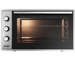 Compacte Oven - Inbouwoven Keuken - Thuis Koken - Hydroclean Reiniging - 42 Liter Capaciteit - Grijs
