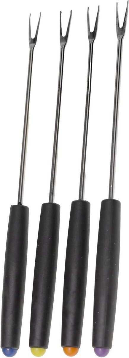 Fondue Vork - Accessoire Set - Gezellig Tafelen - Perfecte Pasvorm - 18 cm - Zilverkleurig