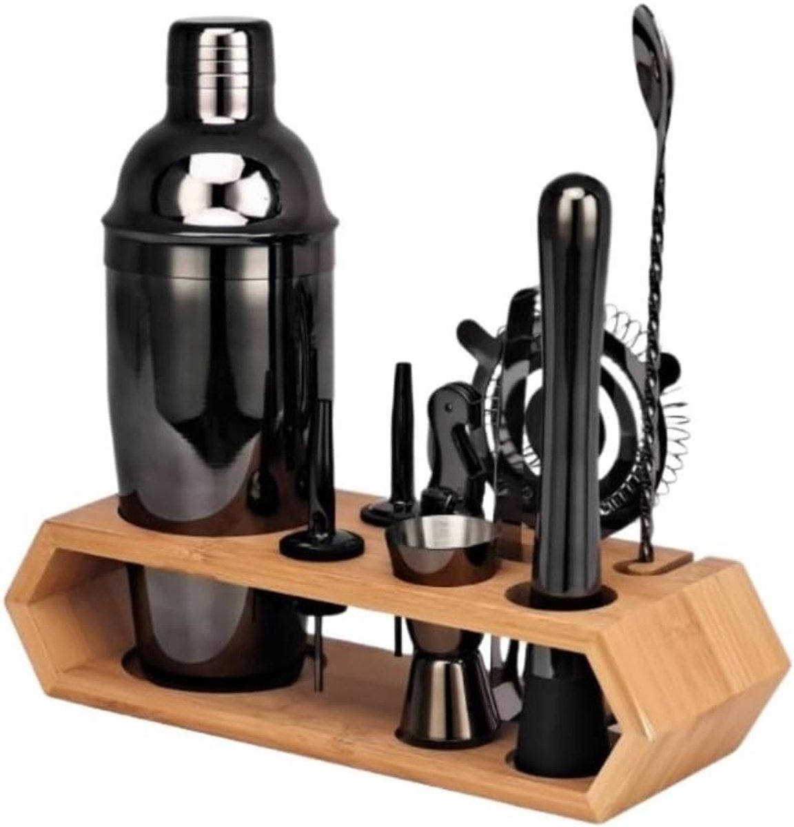 Cocktailshaker Set - Barman Tools - Drankjes Maken - Roestvrij Staal - 750ml - Zilverkleurig