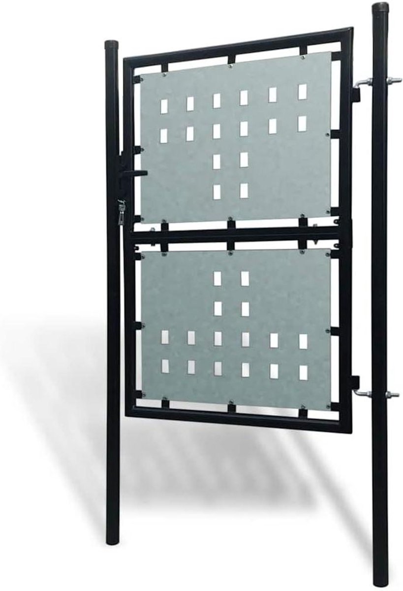 Stabiele Tuinpoort - Enkele Hekpoort - Tuin Afbakenen - Roestbestendig Staal - 100x200cm -