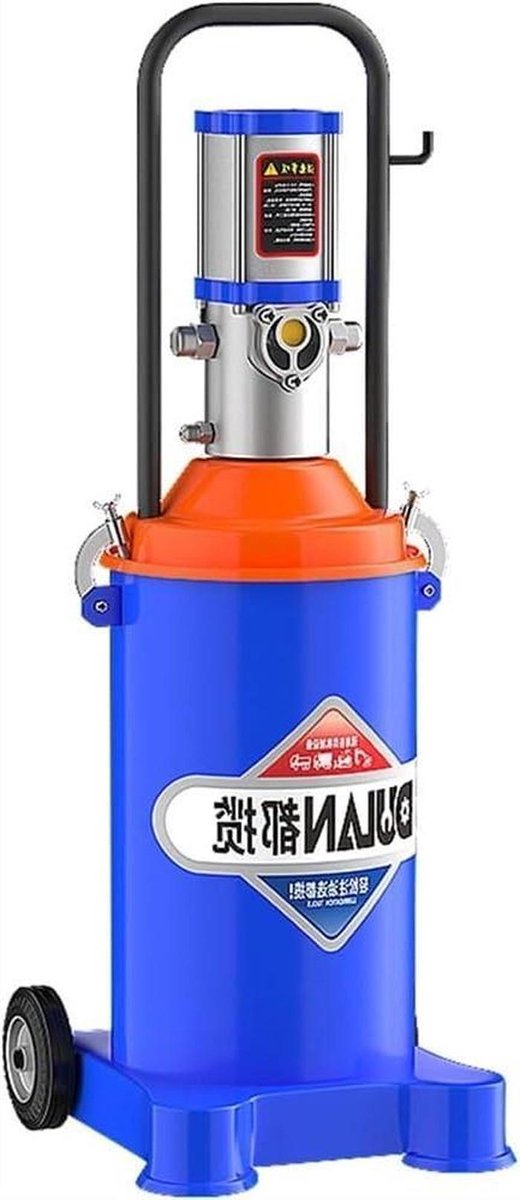 Pneumatische Vetpomp - Vetspuit Emmer - Smering Machines - Hoge Werkdruk - 12L Capaciteit - Zwart