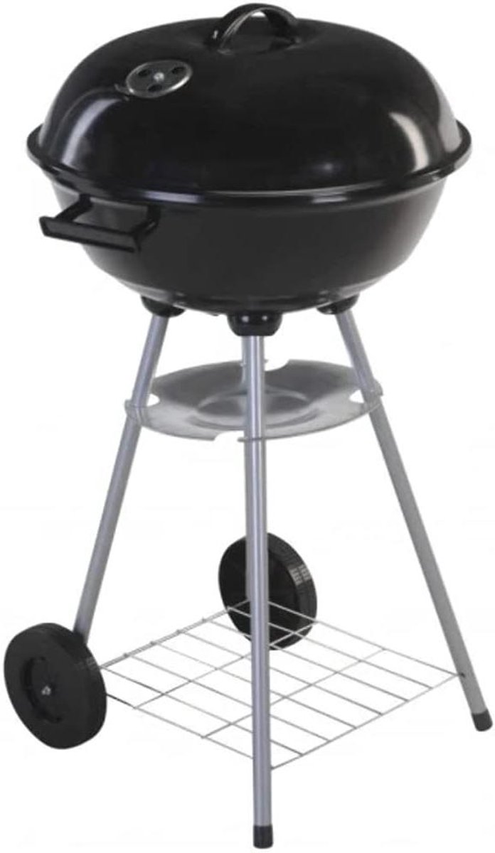 BBQ Bolvorm - Houtskoolgrill - Buiten koken - Gelijkmatige warmte - 57cm diameter - Zwart