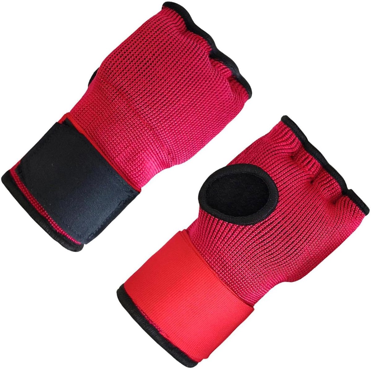 Binnenhandschoenen Boksen - Bokshandschoenen Trainingshandschoenen - Sport Bescherming - Huidvriendelijk EVA Materiaal - 17x10cm - Rood
