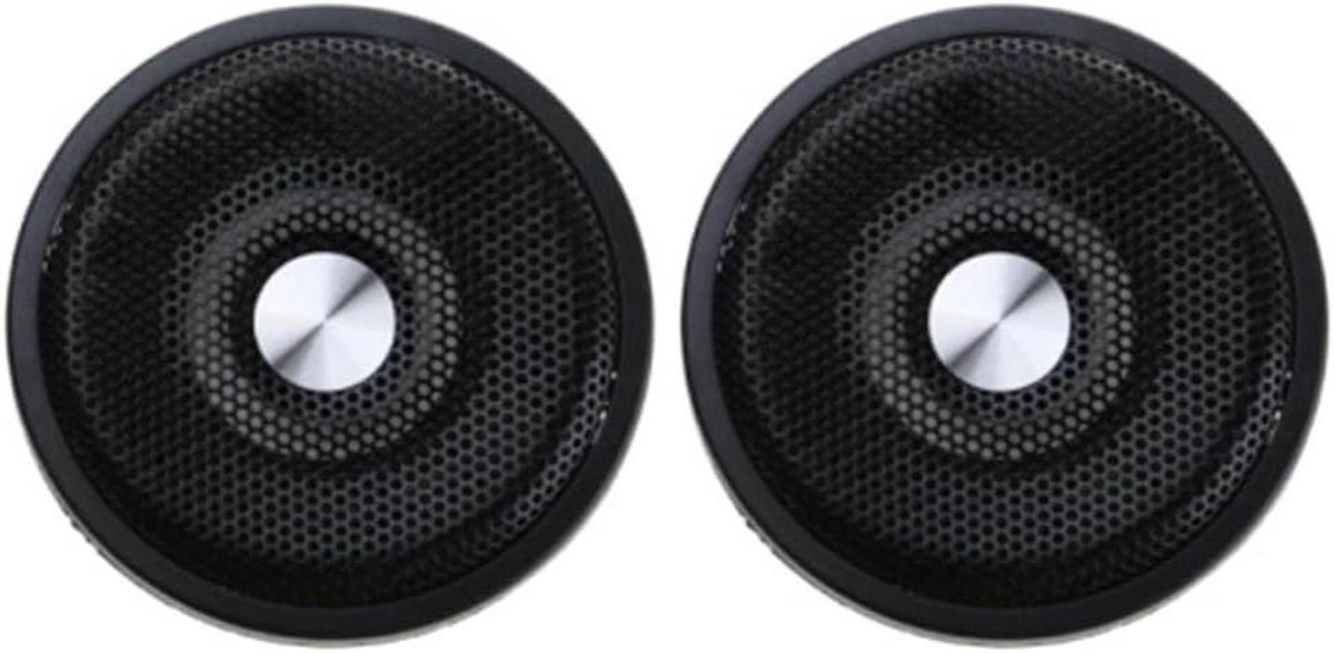 Waterproof Speakers - Buiten Geluid - Buiten Muziek - 15W Vermogen - 90mm Diameter - Zwart