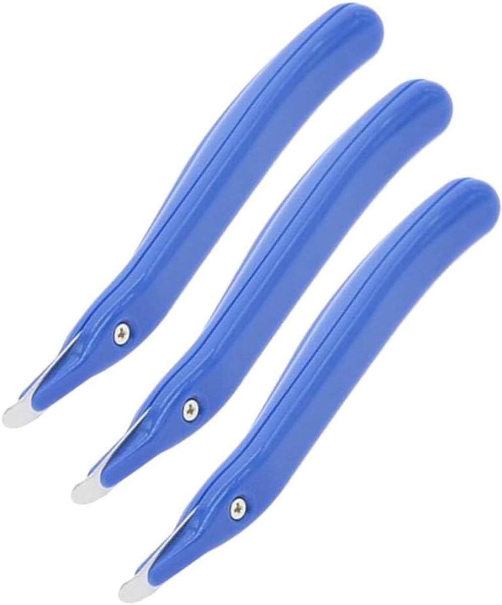 Nietjesverwijderaarset 3-delig - Handzaam Hulpmiddel - Kantoor Organisatie - Magnetisch Ontnieter - 15.5 cm - Blauw
