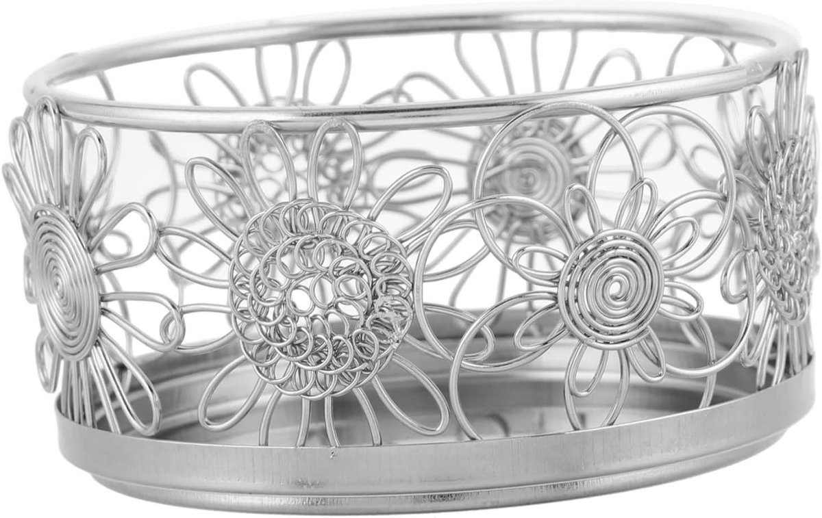Papieren Cliphouder - Bureau Organizer - Bureau Opruimen - Roestvrij Staal - 8.3 cm - Zilver