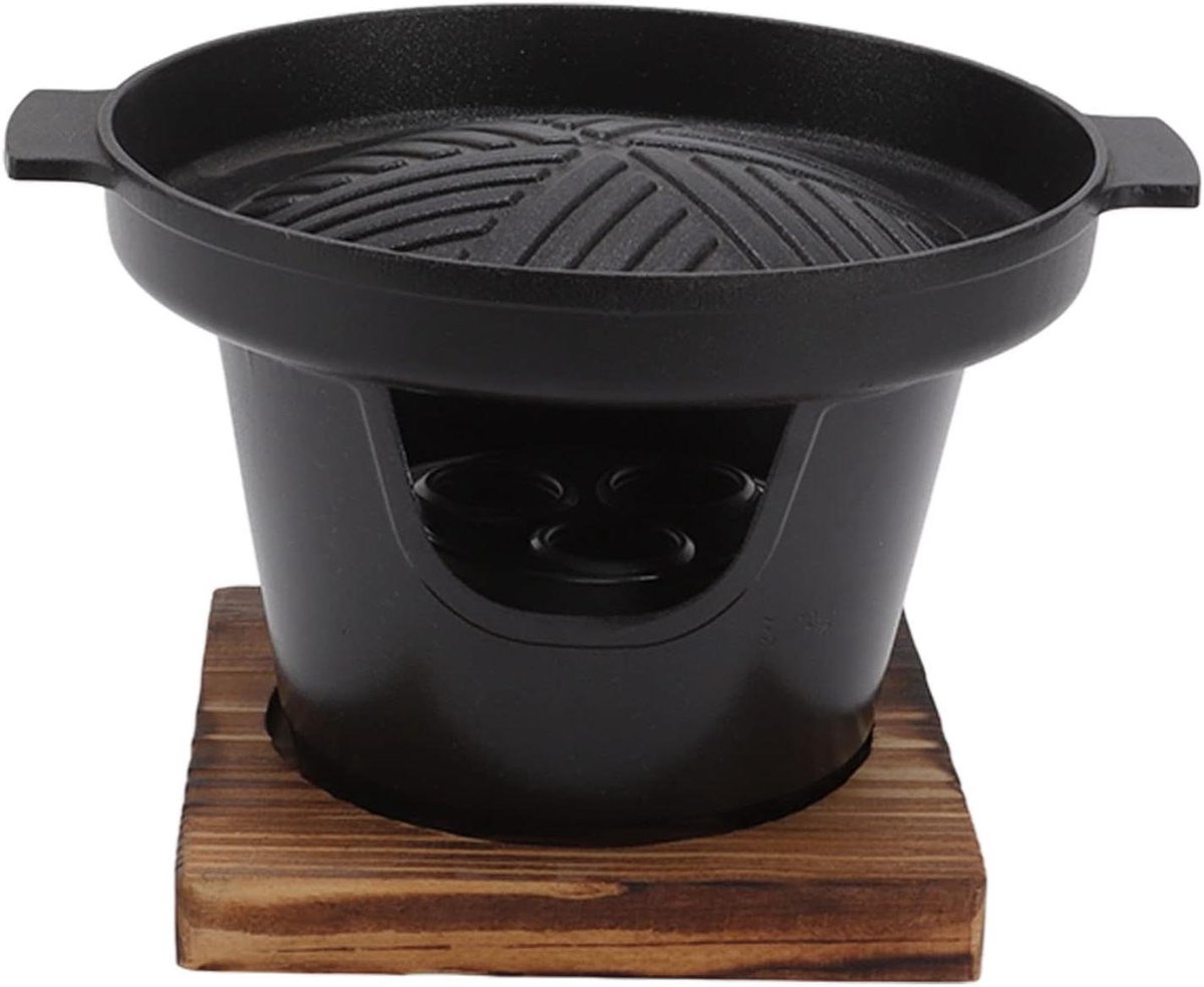 Mini BBQ Grill - Tafelbarbecue Houtskool - Buiten Koken - Compact Draagbaar - 844 Gram - Zwart
