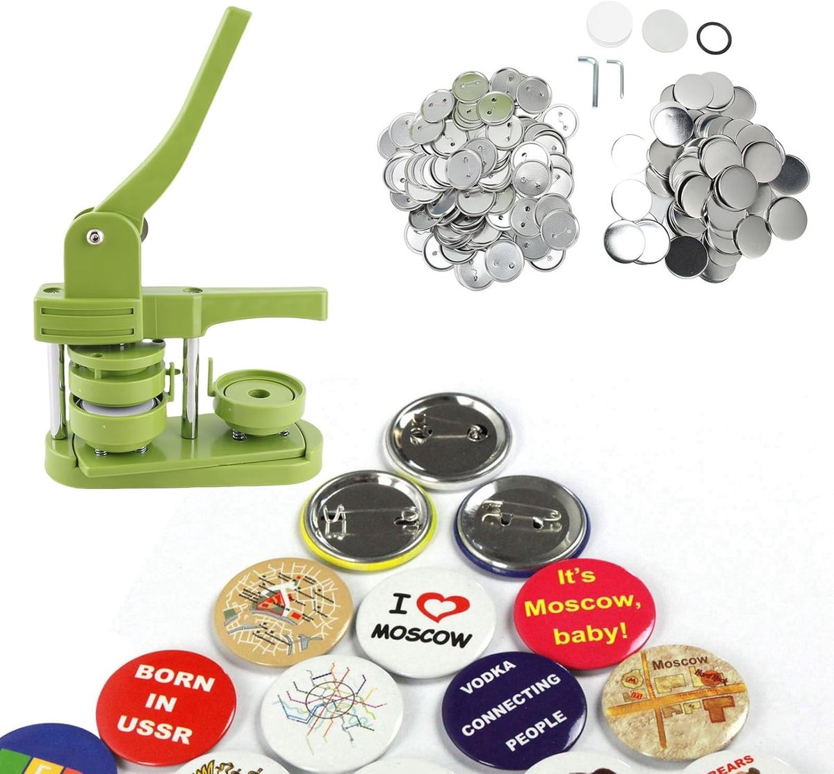 Knopenmaker Machine - Badge Pers thumbnail 4