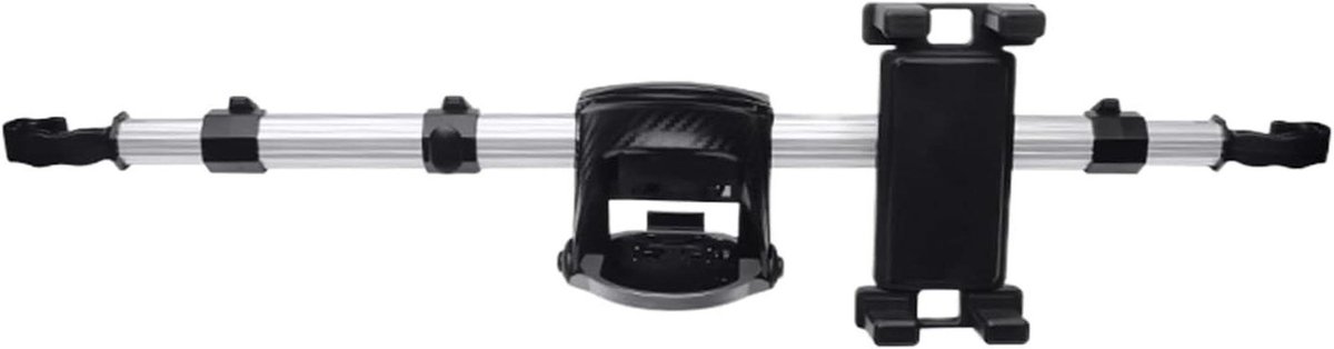 Tablet Houder - Auto Organizer - Veilig Navigeren - Met Bekerhouder - 360 Graden - Zwart