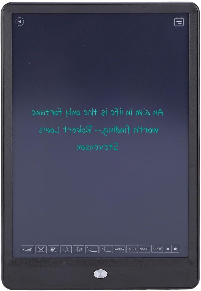 Elektronisch Schrijfbord - Tekentablet Digibord - Zakelijk Notuleren - AI Stem Tekenen - 9.8 X 6.8 Inch - Zwart