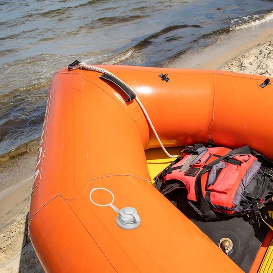 Luchtventiel Opblaasbaar - Boot Ventiel - Watersport Gebruik - Lekvrij Ontwerp - 4 Stuks - Wit — afbeelding 3