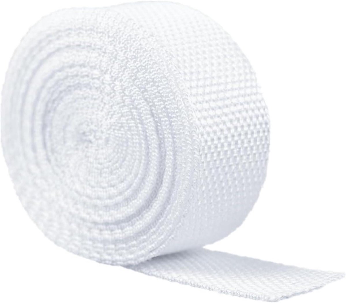 Keperband Band - Visgraatband Polypropyleen - Handwerk Naaien - Sterk Slijtvast Materiaal - 50 mm Breed 5 Yard - Wit